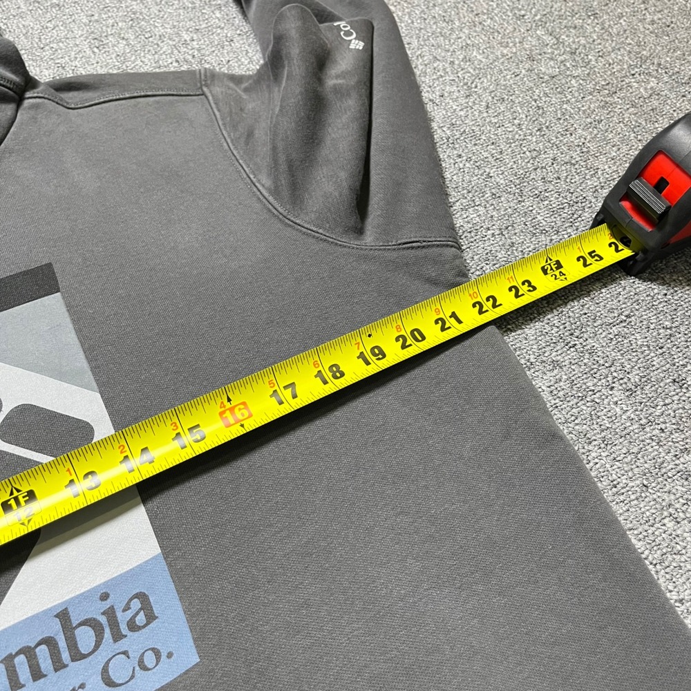Columbia Sportswear Hoodie Size L Gray Graphic‎ Logo Pullover XM0399 Mens - Picture 5 of 10